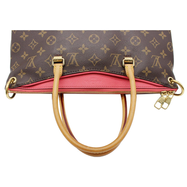 LOUIS VUITTON Pallas Monogram Canvas 2Way Shoulder Bag Pink