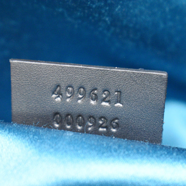 GUCCI Ophidia GG Small Suede Shoulder Bag Black 499621