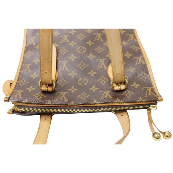 LOUIS VUITTON Popincourt Haut Monogram Canvas Shoulder Bag Brown
