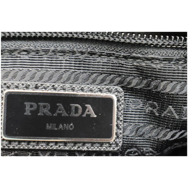 PRADA Re-Nylon Saffiano leather Crossbody Bag Black