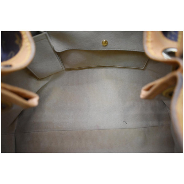 LOUIS VUITTON Galliera GM Monogram Canvas Shoulder Tote Bag Brown