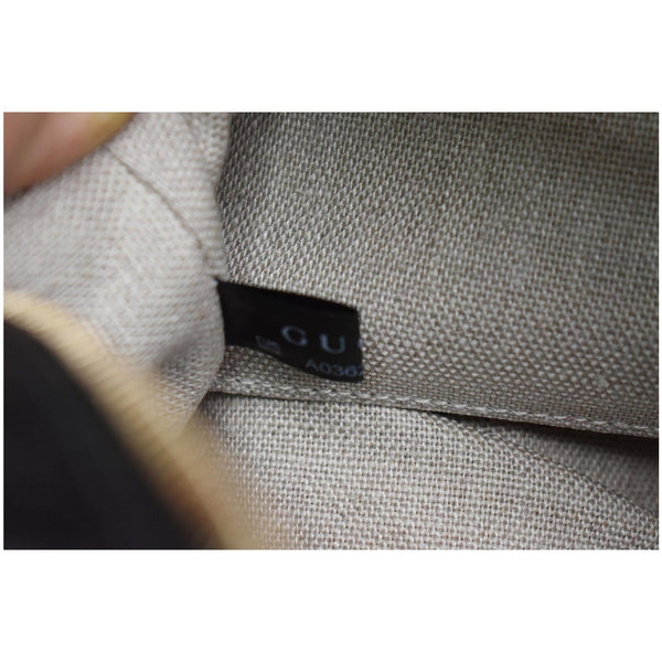 GUCCI Bree Mini GG Microguccissima Leather Crossbody Bag Black 449413