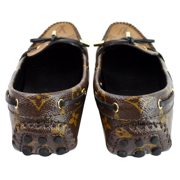 Louis Vuitton Classic Gloria Flat Monogram Loafers backside
