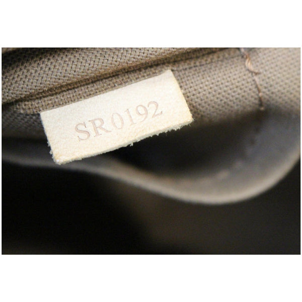 LV Palermo PM Monogram Canvas Shoulder Bag Brown - tag number