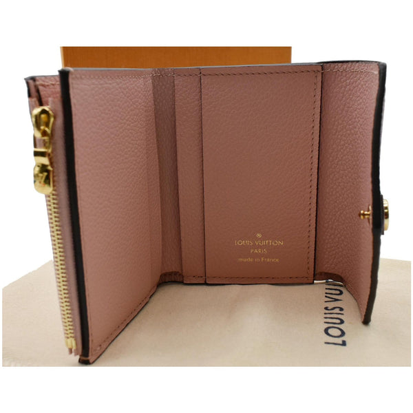 LOUIS VUITTON Zoe Compact Monogram Empreinte Wallet Rose Poudre