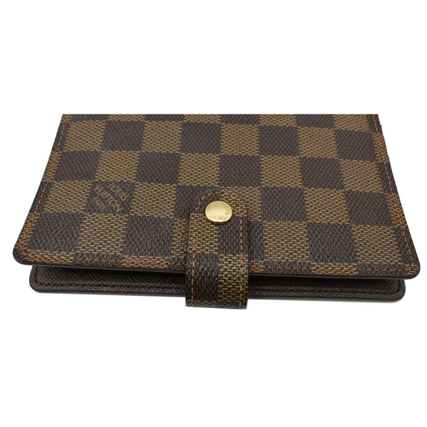 LOUIS VUITTON Agenda PM Damier Ebene Planner Cover Brown