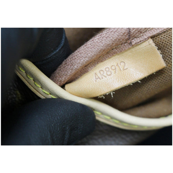 LOUIS VUITTON Saumur 30 Monogram Canvas Shoulder Bag Brown