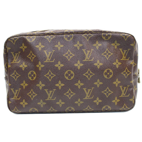 Louis Vuitton Trousse Toilette 28 Monogram Canvas Pouch - backside