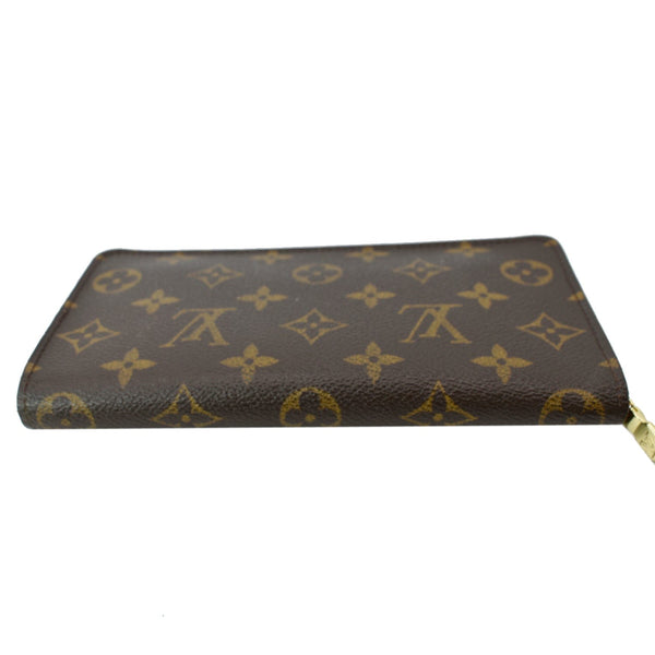 LOUIS VUITTON Monogram Canvas Zippy Wallet Brown