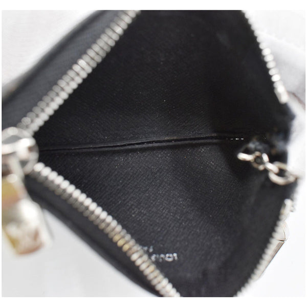 Louis Vuitton Pochette Key Cles Damier Graphite Coin Case