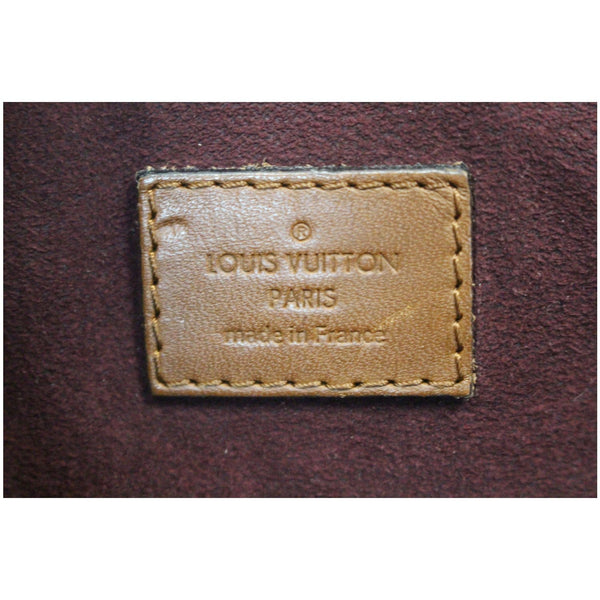 Louis Vuitton Belmont Damier Ebene Shoulder Bag tag