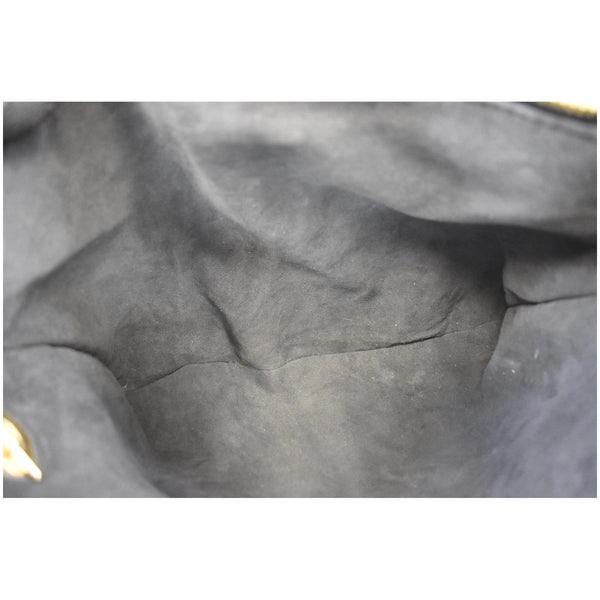 LOUIS VUITTON Surene MM Empreinte Leather Shoulder Bag Black