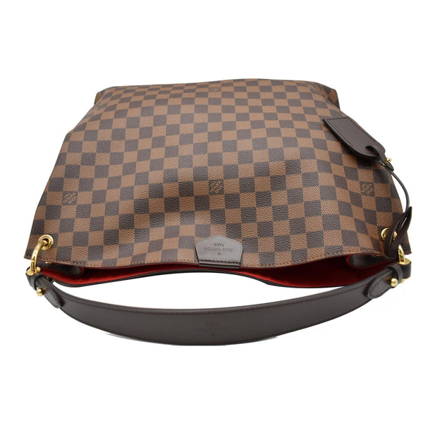 LOUIS VUITTON Graceful MM Damier Ebene Shoulder Bag Brown