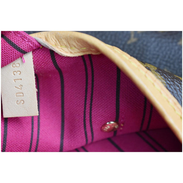 LOUIS VUITTON Neverfull MM Monogram Canvas Tote Bag Brown