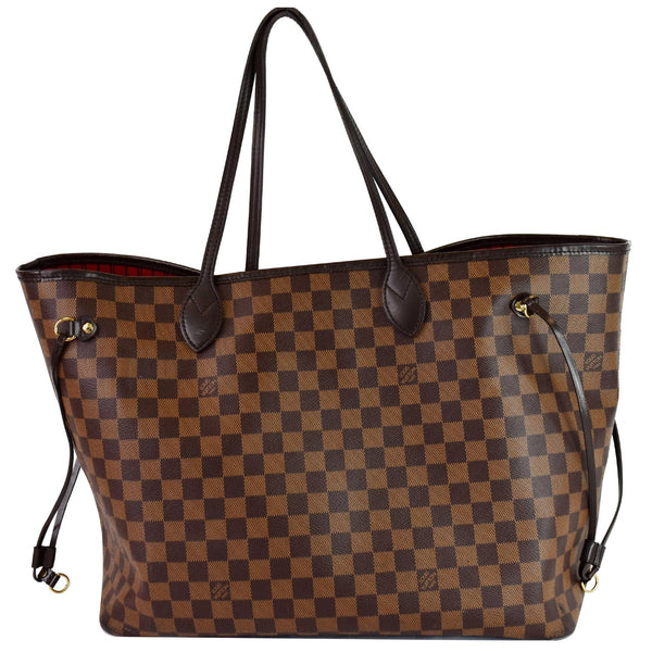 Louis Vuittton Neverfull GM Damier Ebene Shoulder Bag - outer skin