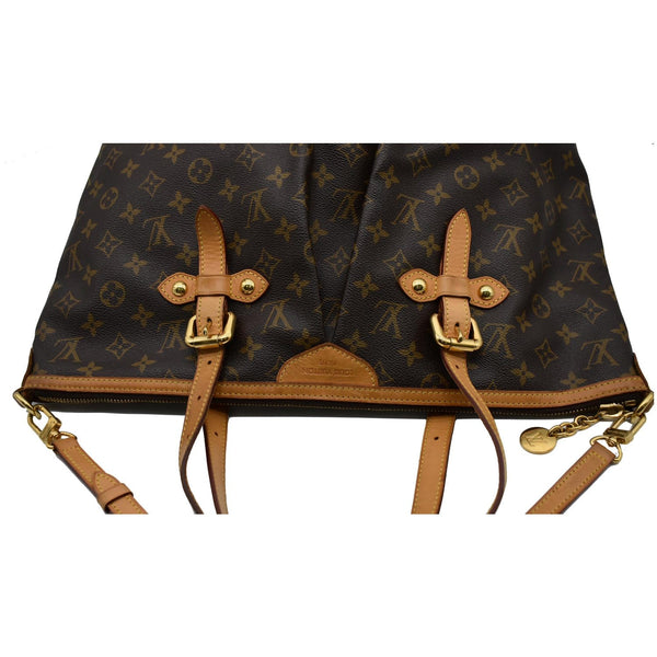 LOUIS VUITTON Palermo GM Monogram Canvas Tote Shoulder Bag Brown