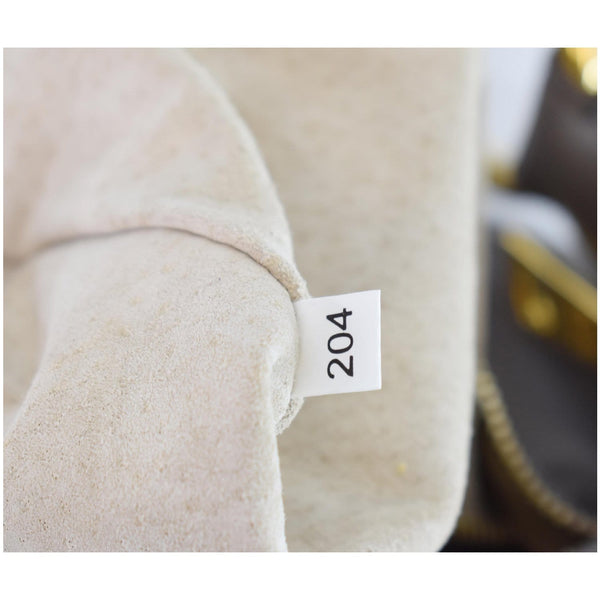 PRADA Vitello Daino Leather Hobo Bag Taupe