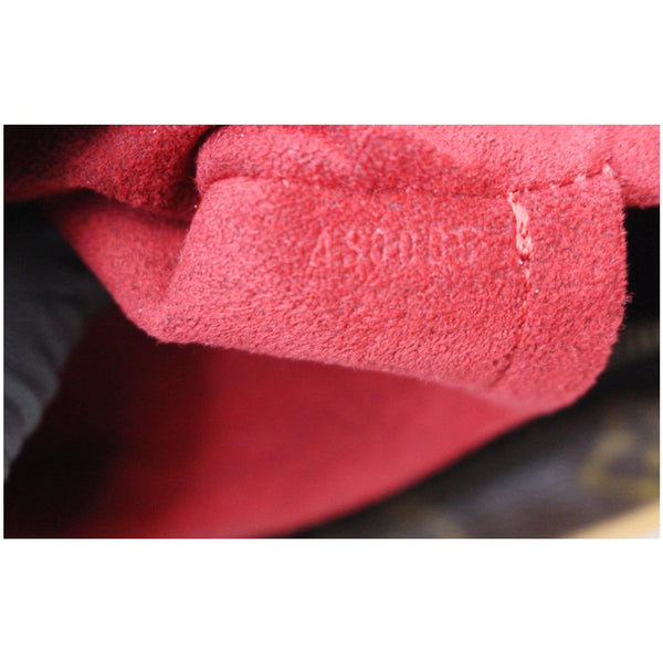 LOUIS VUITTON Croissant PM Monogram Canvas Shoulder Bag Brown