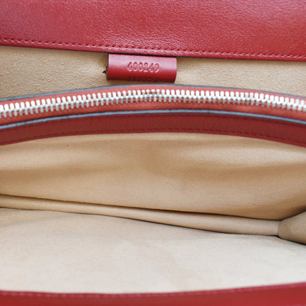 GUCCI Dionysus GG Tweed Small Shoulder Bag Cerise 400249