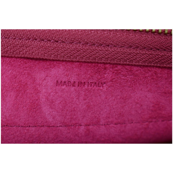 CELINE Nano Belt Grained Leather 2Way Shoulder Bag Pink