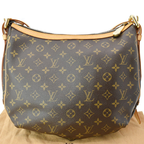 LOUIS VUITTON Tulum GM Monogram Canvas Shoulder Bag Brown