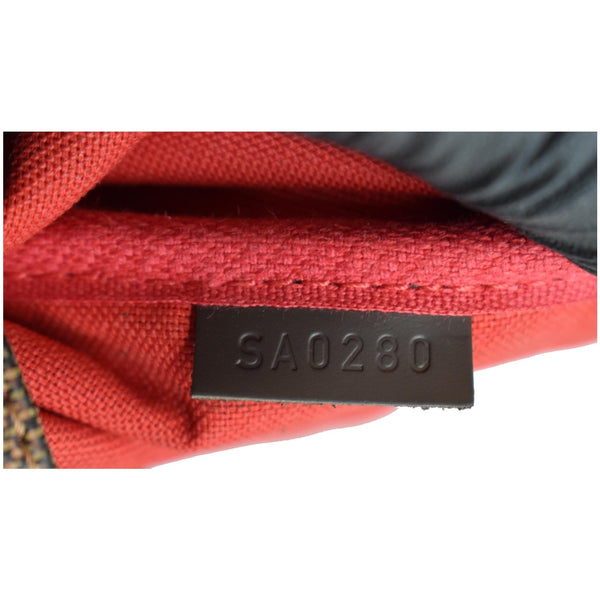 LOUIS VUITTON Favorite MM Damier Ebene Crossbody Bag Brown