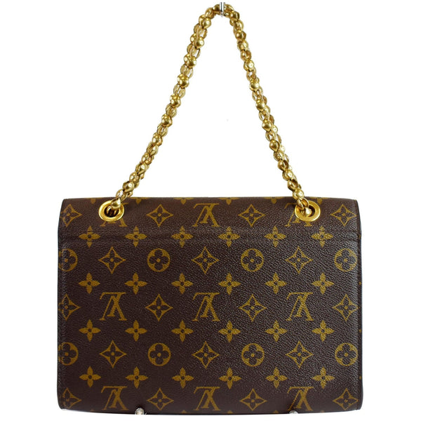 LOUIS VUITTON Victoire Monogram Canvas Shoulder Crossbody Bag Brown