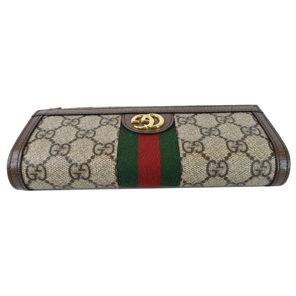 Gucci Ophidia GG Continental Supreme Canvas Wallet Beige 523153