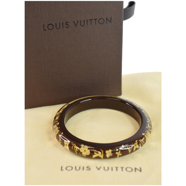 LOUIS VUITTON Monogram Inclusion TPM Bracelet Brown