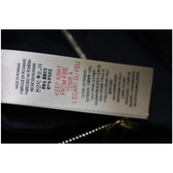 BURBERRY Dewsbury Medium Grain Check Embossed Tote Bag Black