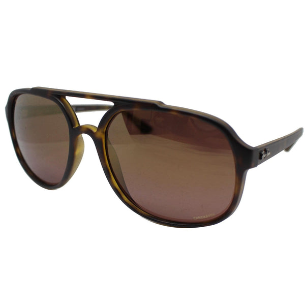 Ray-Ban RB4312CH 894/6B Sunglasses Brown/Gold Mirror Polarized Lens