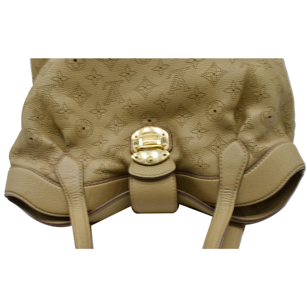 Louis Vuitton Cirrus PM Mahina Leather Hobo Bag Beige
