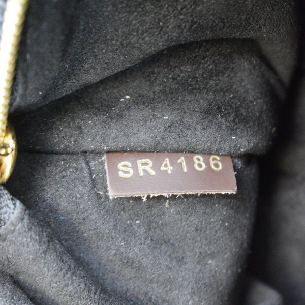 LOUIS VUITTON Brittany Damier Ebene Shoulder Bag Brown