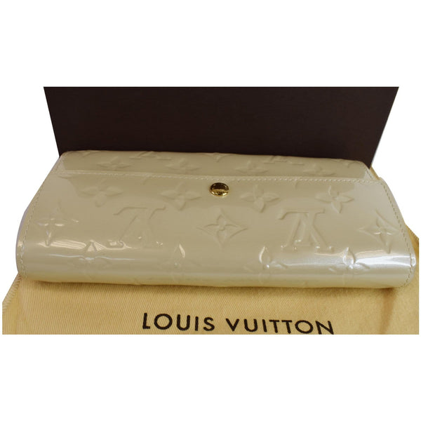 Louis Vuitton Monogram Leather Sarah Wallet Cream