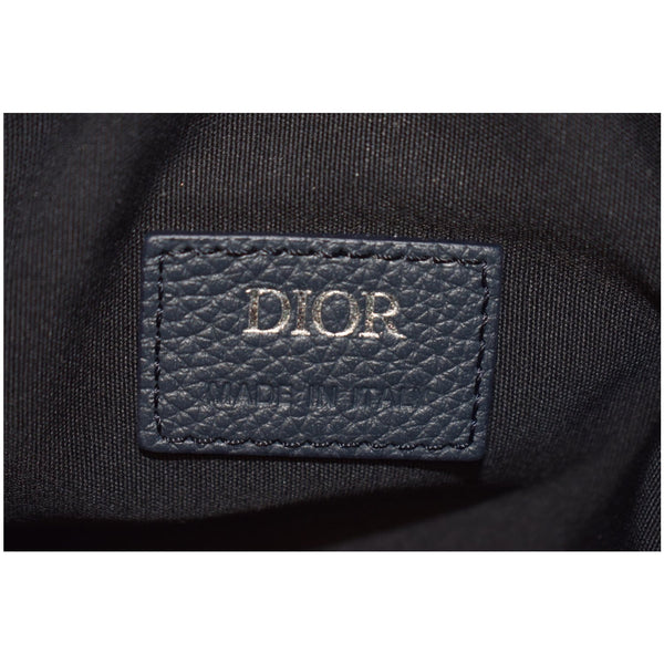 CHRISTIAN DIOR Saddle Oblique Jacquard Crossbody Bag Black