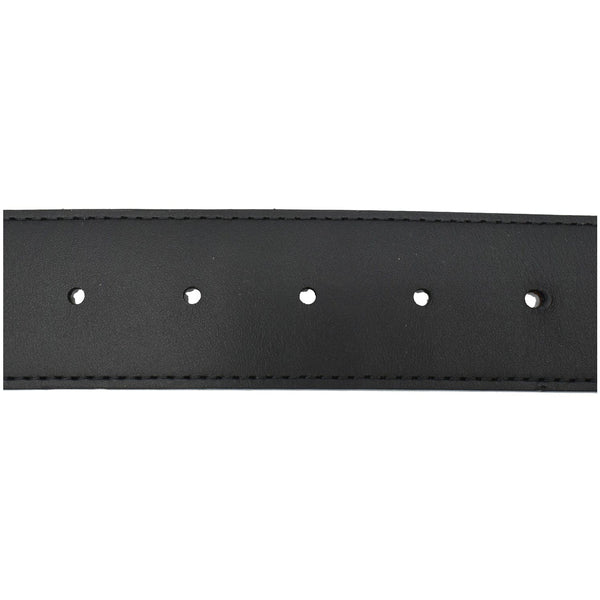 LOUIS VUITTON LV Initiales Monogram Canvas Silver Buckle Belt Brown