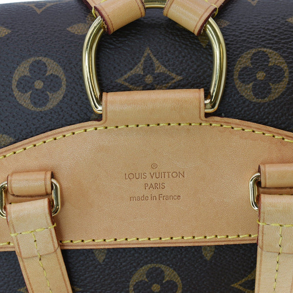 LOUIS VUITTON Montsouris NM Monogram Canvas Backpack Bag Brown