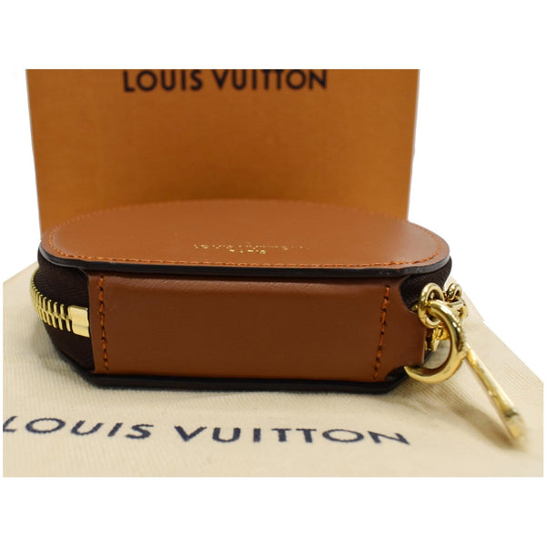 LOUIS VUITTON Catogram Micro Boite Chapeau Canvas Hat Box Bag Marron/Orange