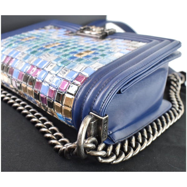 Chanel Mosaic Large Boy Quilted Lambskin Crossbody bag