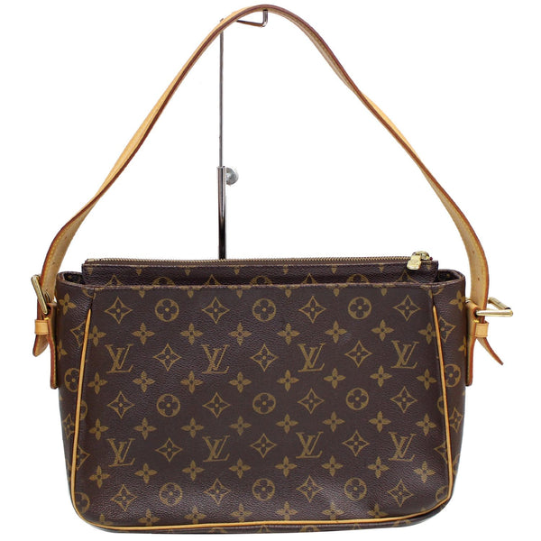 LOUIS VUITTON Viva Cite GM Monogram Canvas Shoulder Bag Brown