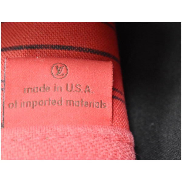 LOUIS VUITTON Neverfull MM Damier Ebene Tote Shoulder Bag Brown