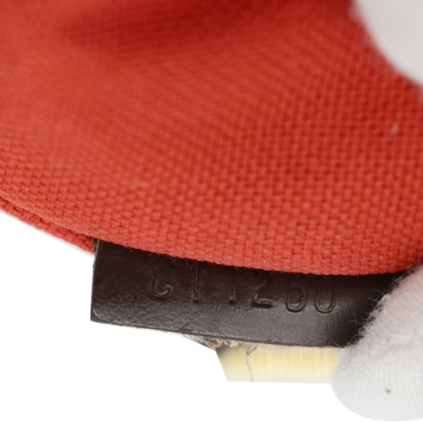 LOUIS VUITTON Bloomsbury PM Damier Ebene Crossbody Bag Brown