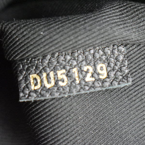 LOUIS VUITTON Ponthieu PM Empreinte Leather Shoulder Bag Black