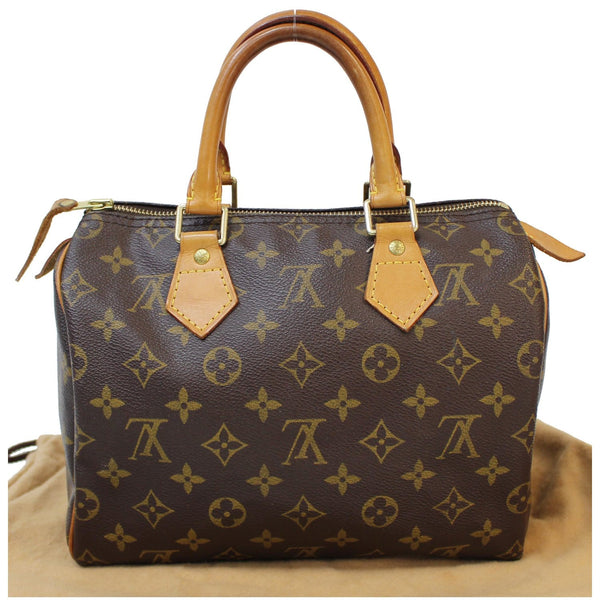 Front Look: LV Speedy 25 Monogram Canvas Satchel Bag