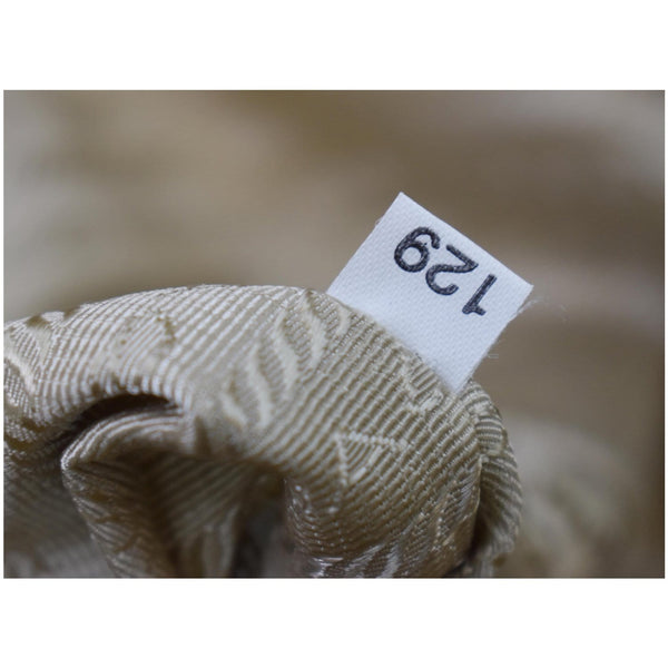 PRADA Vitello Daino Large Leather Hobo Shoulder Bag Beige