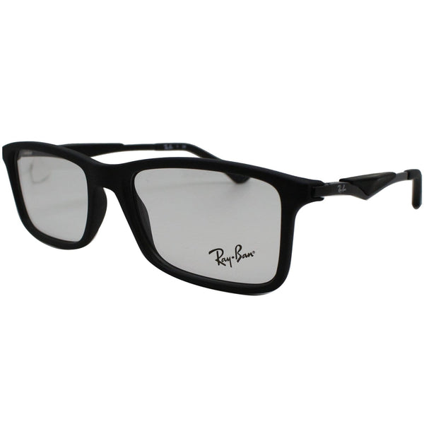 Ray-Ban RX7023 2077 55mm Matte Black Eyeglasses Demo Lens