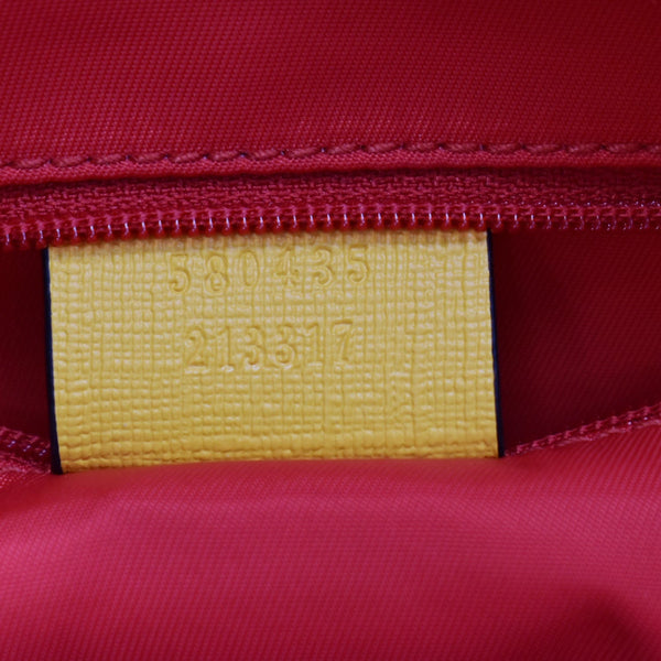 GUCCI Children's Car Nylon Canvas Backpack Bag Blue 580435 - Hot Deals