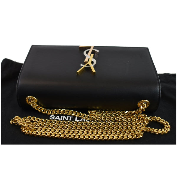 YVES SAINT LAURENT Kate Small Smooth Leather Crossbody Bag Black