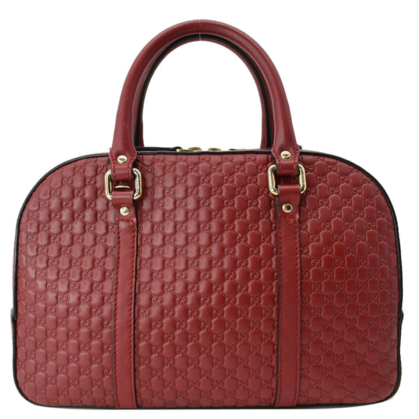 Gucci Microguccissima Small Leather Crossbody Bag Navy Red