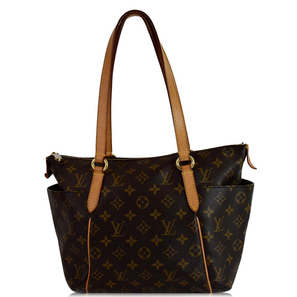 Louis Vuitton Totally PM Monogram Canvas Shoulder Bag - full brown texture view